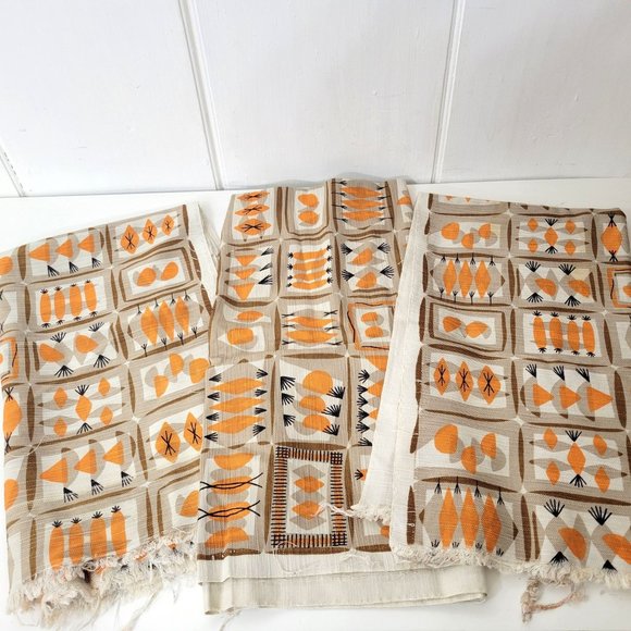 Authentic Mid Century Modern Vintage Fabric - Picture 1 of 6